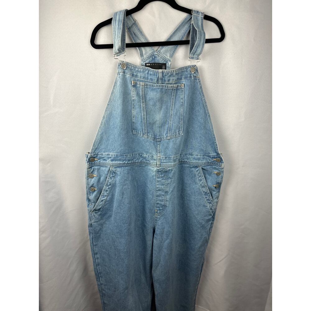 Women’s ASOS Design Overalls Light-wash Size 18